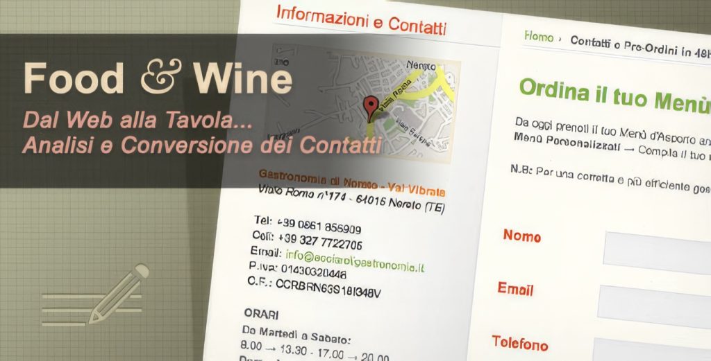 La Ricetta del Successo On-line: Pagina dei Contatti, Analisi e Conversione