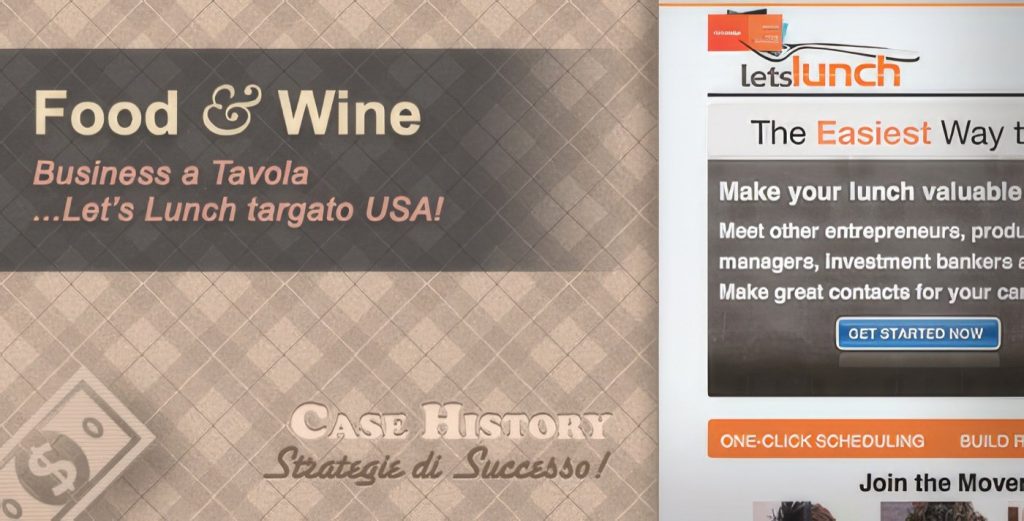 La Ricetta del Successo On-Line: Case History in USA - Let's Lunch
