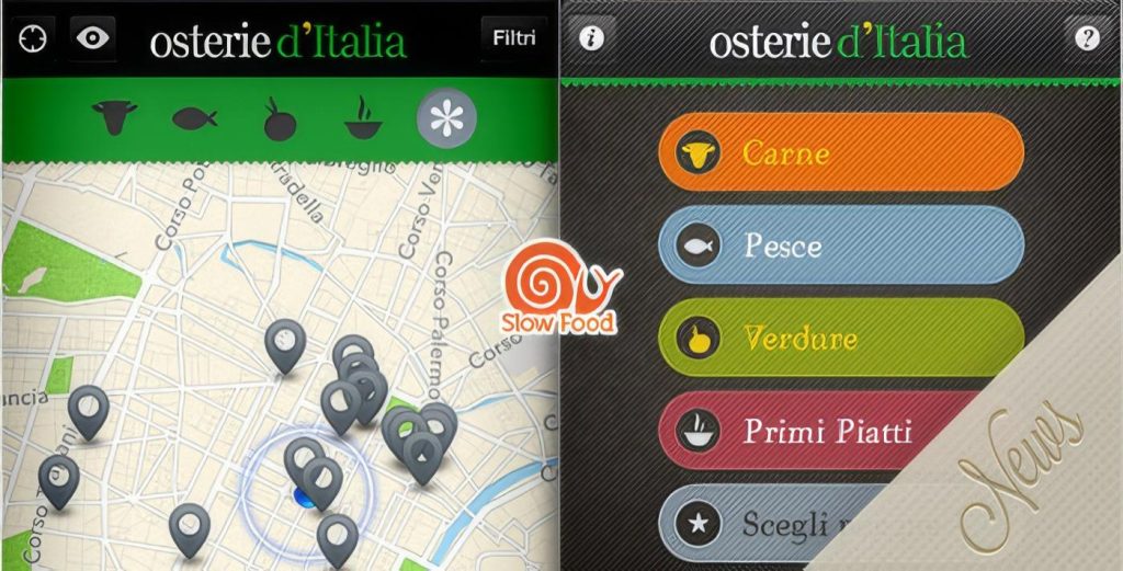 Osterie d'Italia: l'App si fa Slow… Food