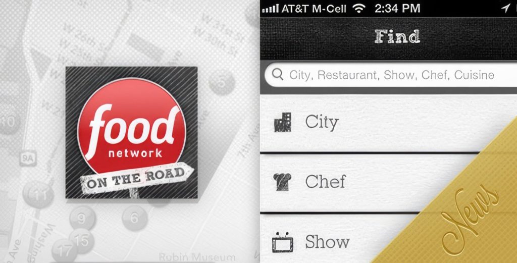 Viaggi del Gusto con l'App “On The Road” di Food Network