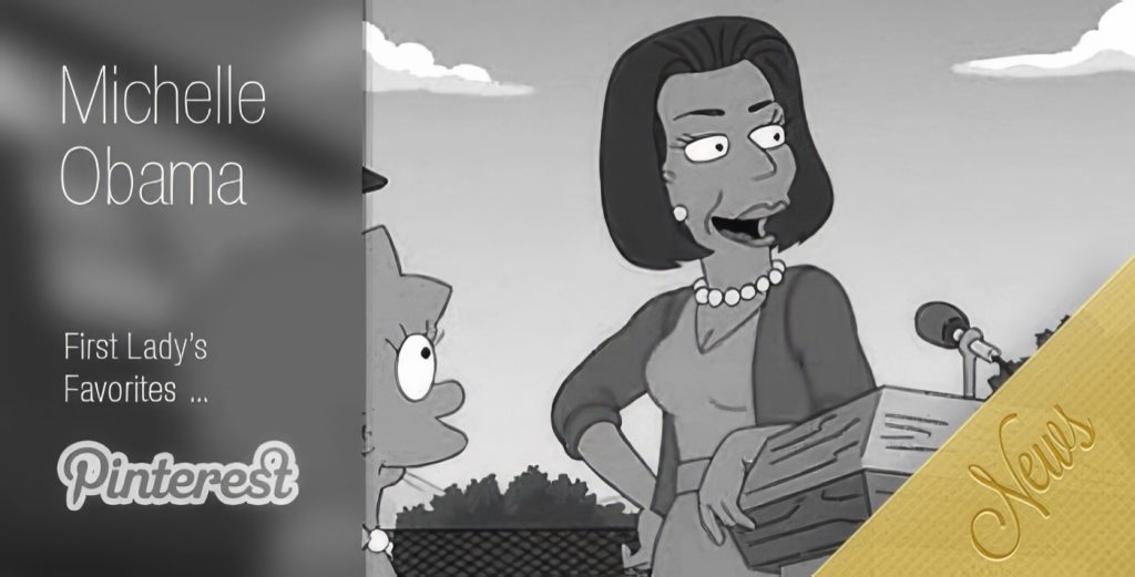 Pinterest e la First Lady, FLUSA per i fan dei Simpson
