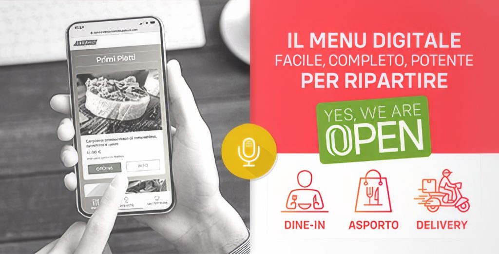 Yes We Are Open: Vicini e Sicuri con il Menù Digitale